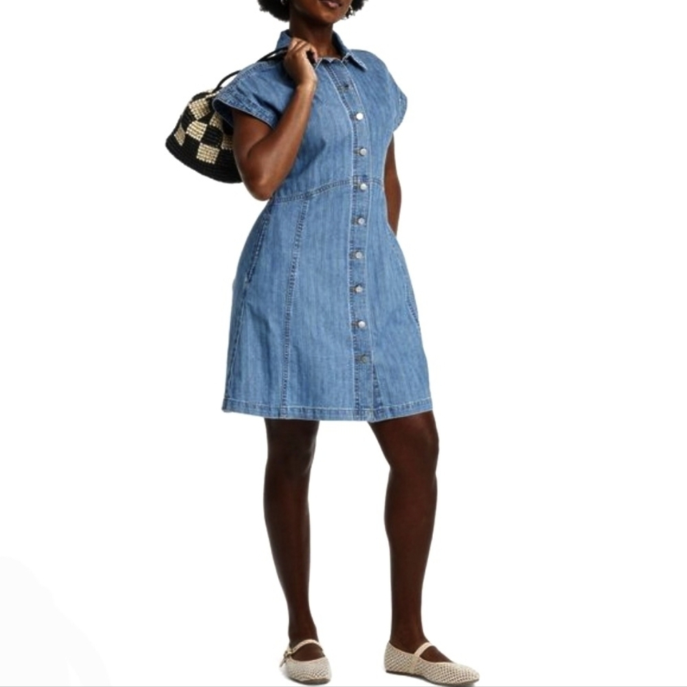 Universal Thread Denim Button-Up Dress - Picture 11 of 12